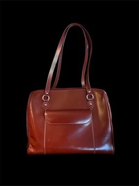 McKlein USA GLENVIEW 15” Leather Laptop Briefcase in Deep Burgundy